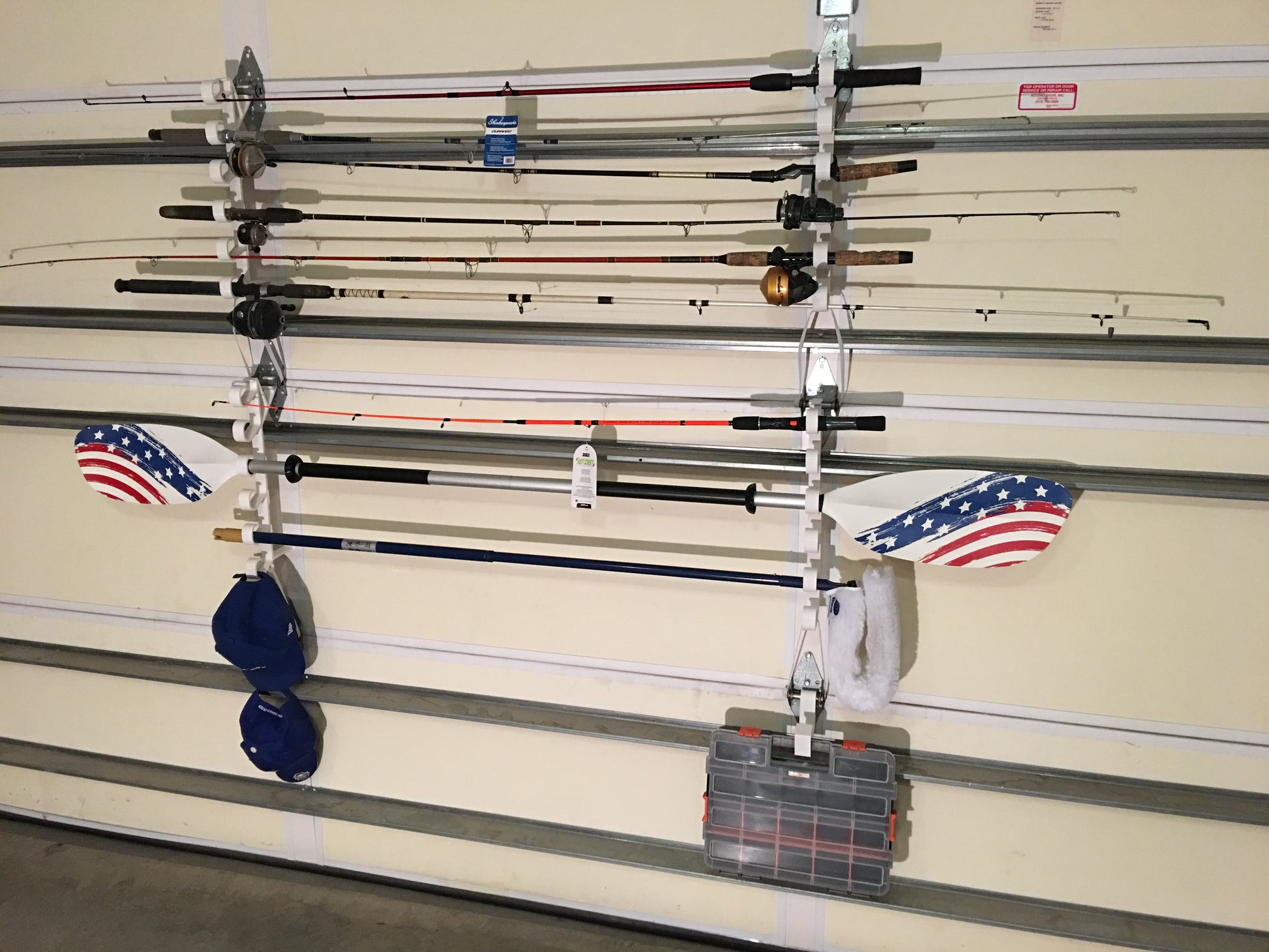 Fishing Rod Rack, Fishing Rod Storage, Rod Storage in Shed -  Canada